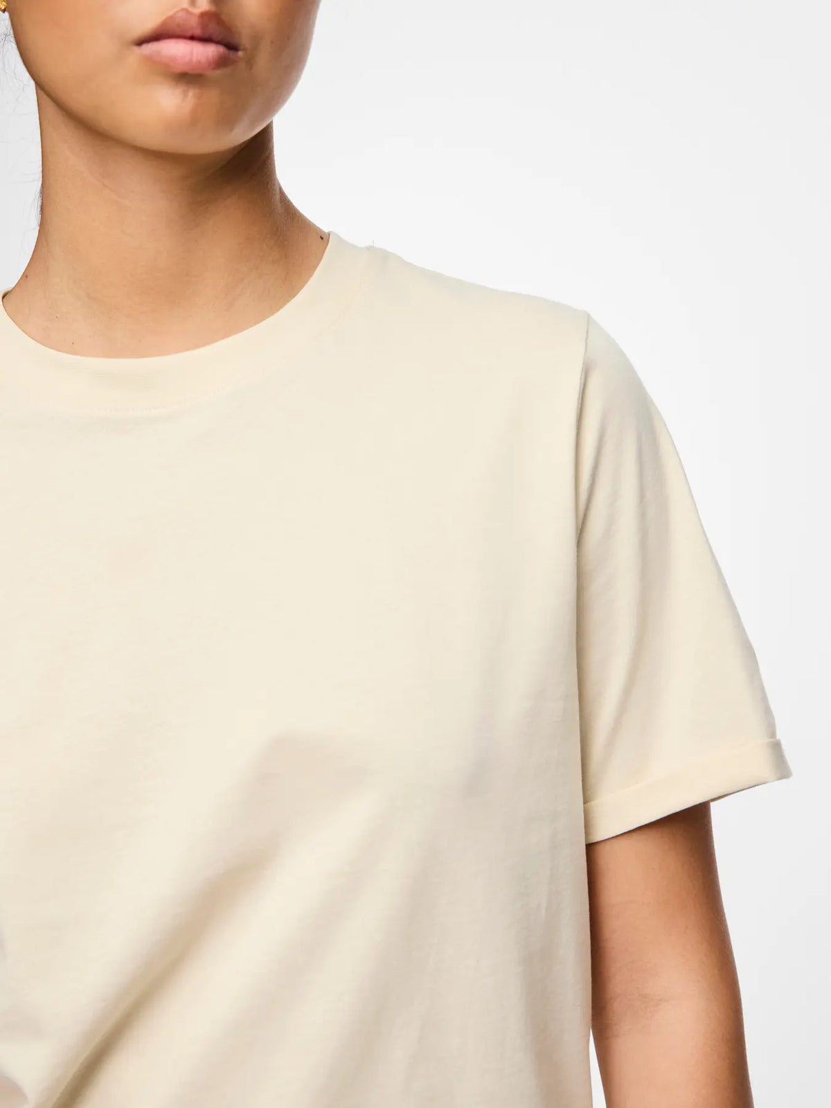 T-shirt in cotone da donna