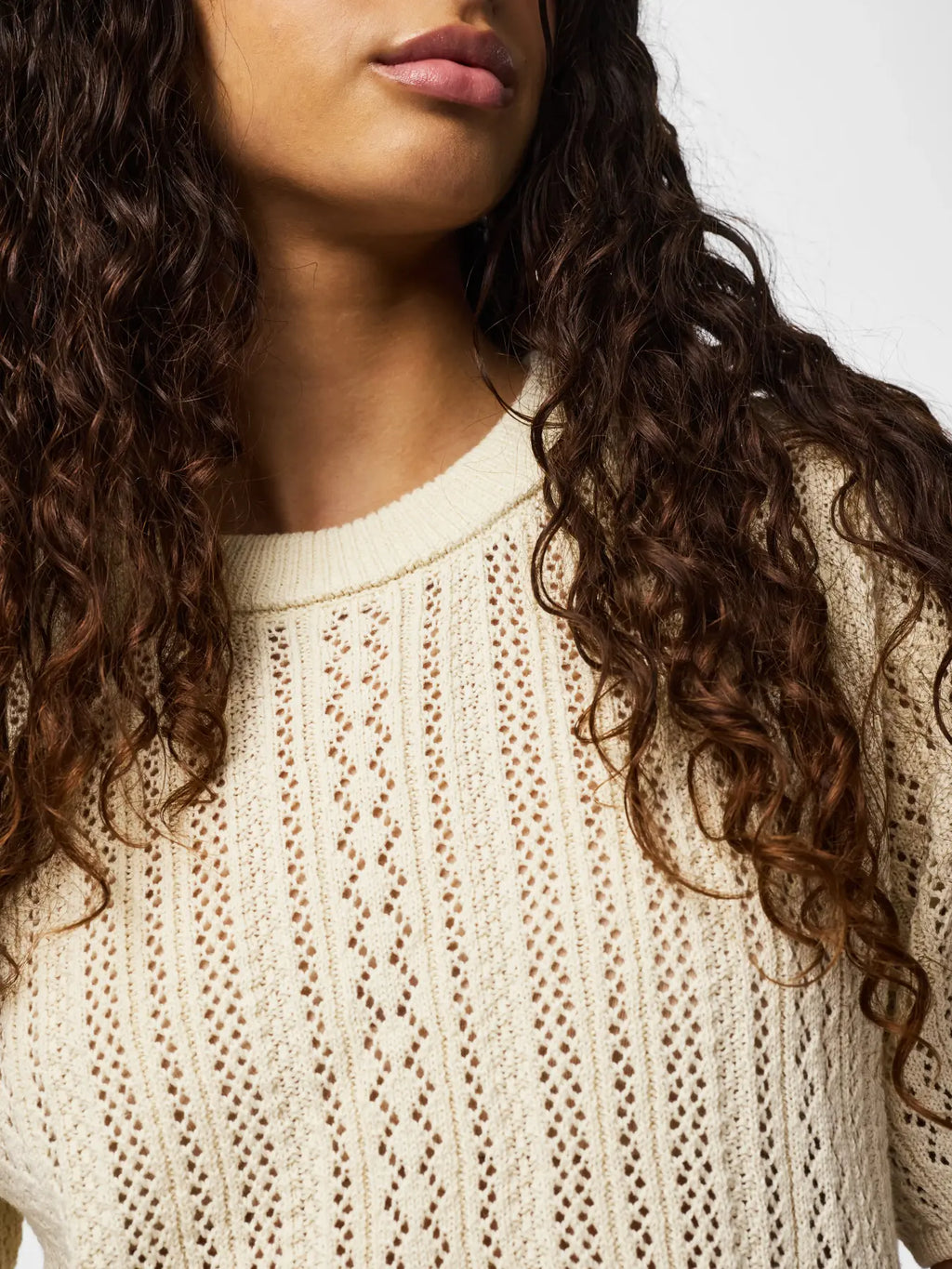 T-shirt da donna in maglia