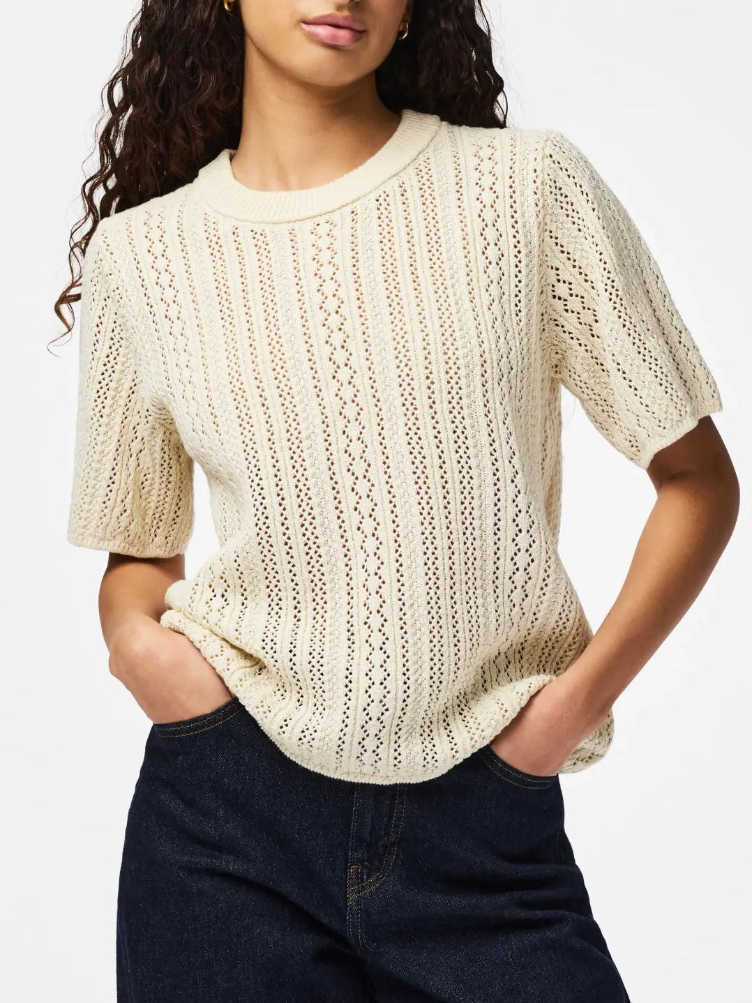 T-shirt da donna in maglia