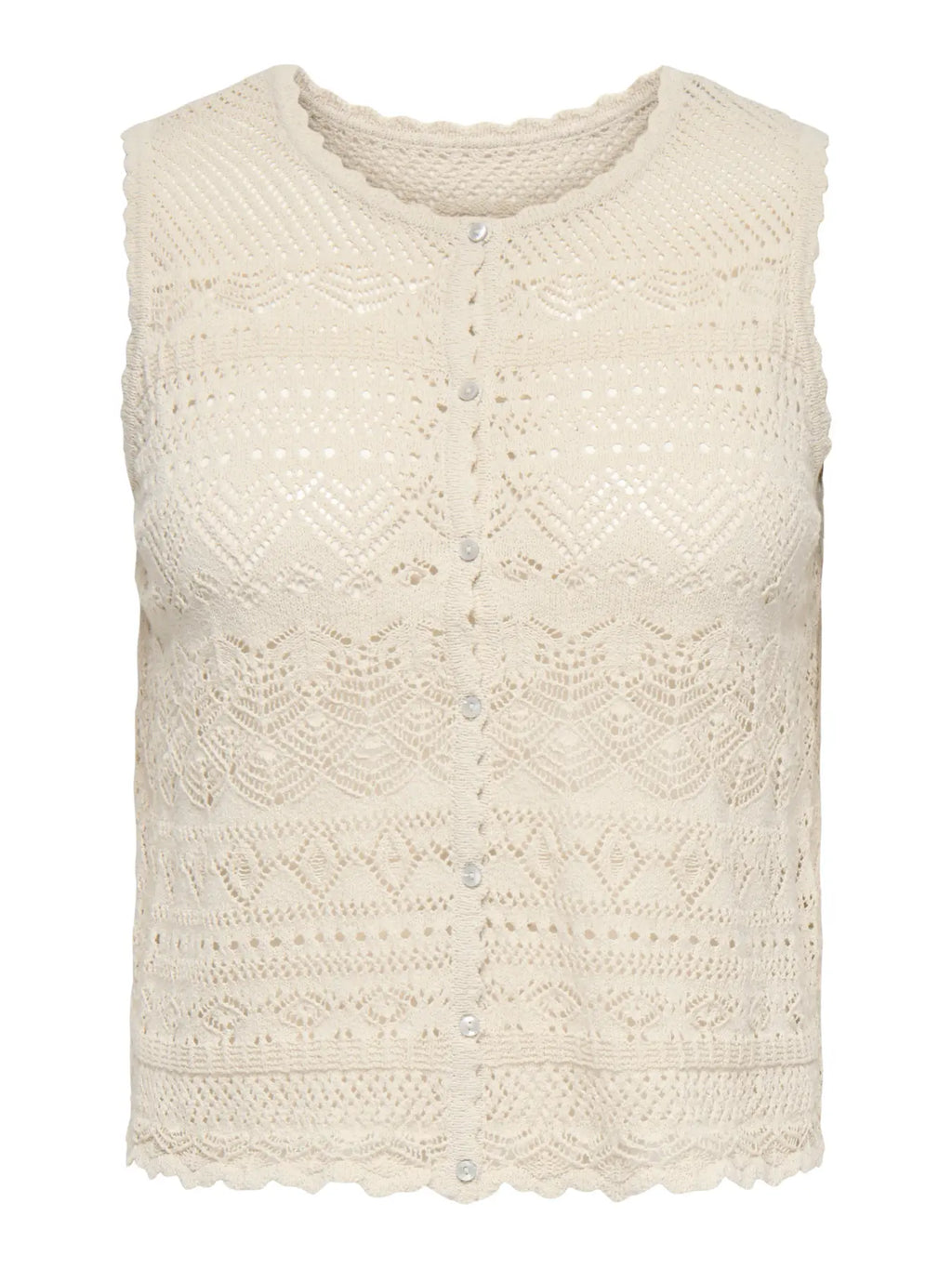 Top reversibile traforato taglie curvy