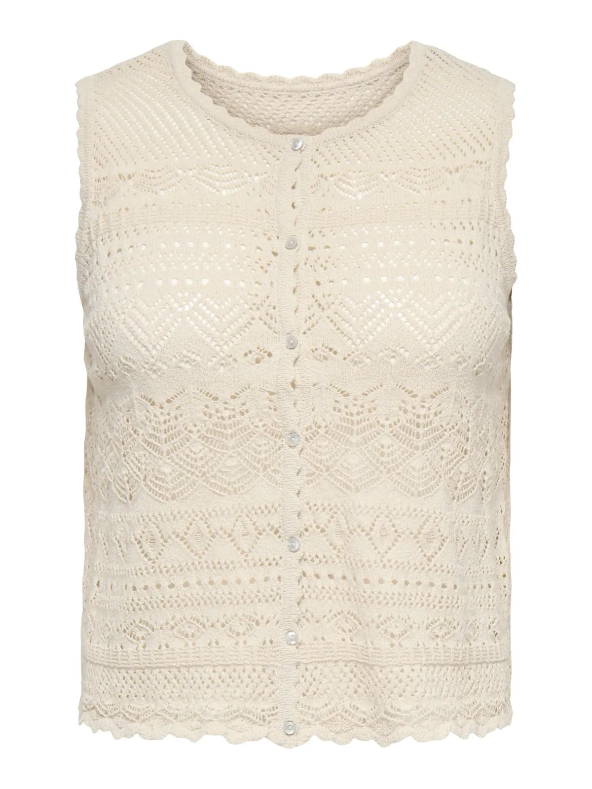 Top reversibile traforato taglie curvy