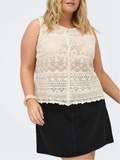 Top reversibile traforato taglie curvy